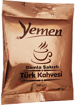 Yemen Türk Kahvesi Damla Sakızlı 100Gr